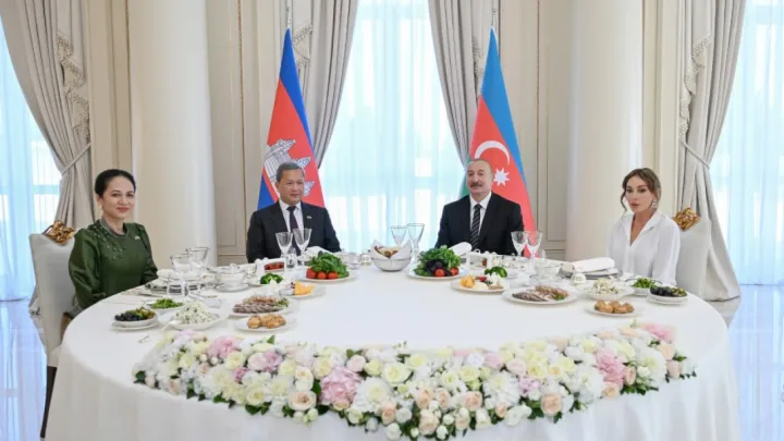 İlham Əliyevin adından Kamboca Baş nazirinin şərəfinə nahar verilfi