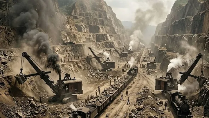 Nəhəng dağı buna görə ikiyə yardılar