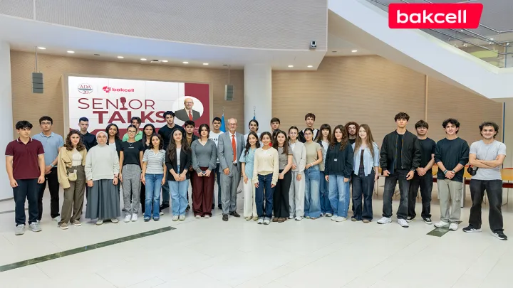 “Bakcell”in baş icraçı direktoru ADA Universitetinin tələbələri ilə görüşüb