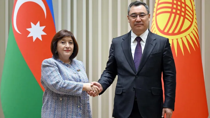 Qırğızıstan Prezidenti Sahibə Qafarovanı qəbul etdi 