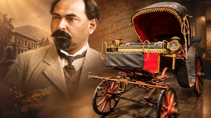 106 il əvvəl Nəriman Nərimanov bu faytonla Şəkiyə gəlibmiş - 