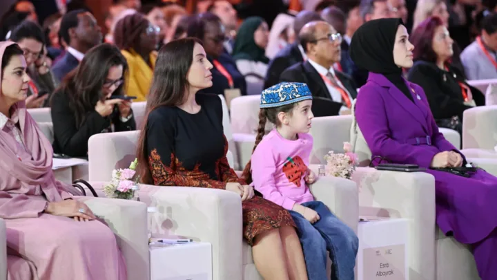 Leyla Əliyeva Səmərqənddə açılışda iştirak etdi -