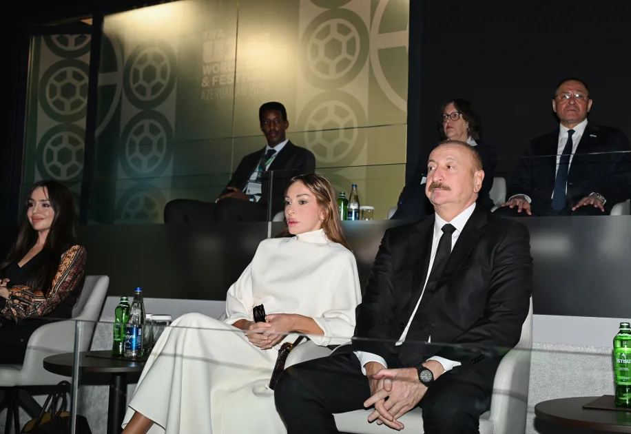 Prezident FIFA U-15 dünya çempionatının və festivalının açılış mərasimini izləyir - — foto 4