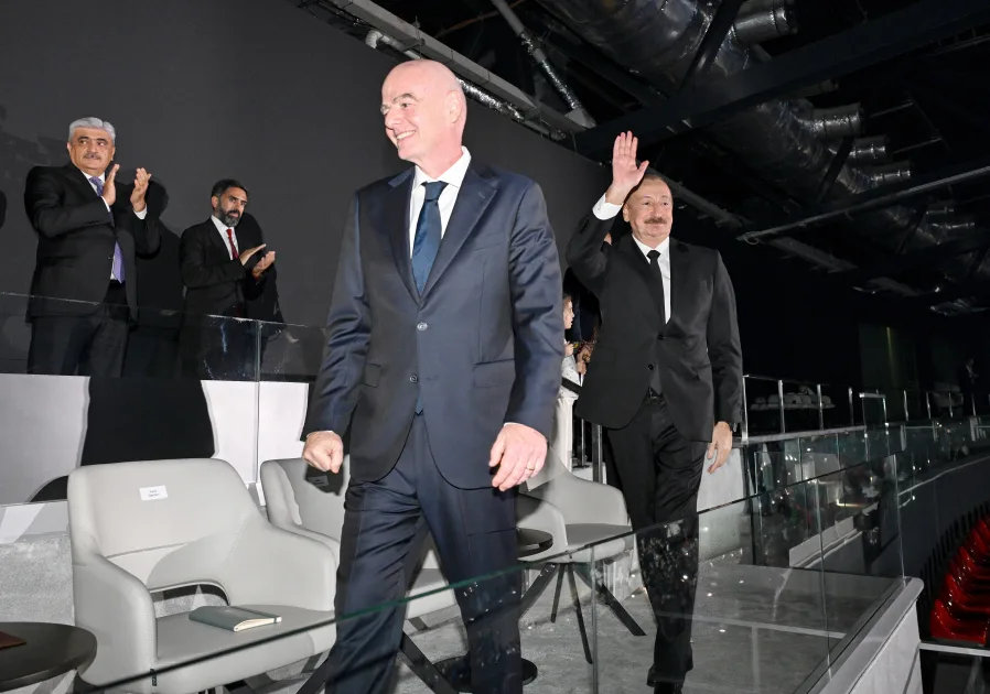 Prezident FIFA U-15 dünya çempionatının və festivalının açılış mərasimini izləyir - — foto 10