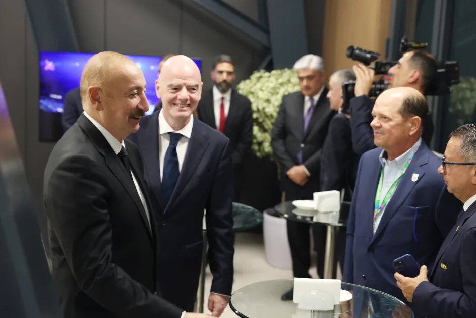 Prezident FIFA U-15 dünya çempionatının və festivalının açılış mərasimini izləyir - — foto 9