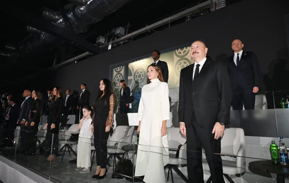 Prezident FIFA U-15 dünya çempionatının və festivalının açılış mərasimini izləyir - — foto 6