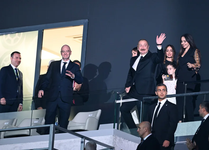Prezident FIFA U-15 dünya çempionatının və festivalının açılış mərasimini izləyir - — foto 8