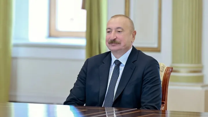 İlham Əliyev BMT rəsmisini qəbul etdi -