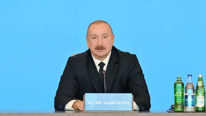 İlham Əliyev forumda çıxış etdi -