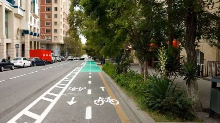 Bakıda mikromobillik zolaqlarının uzunluğu 67,8 km-ə çatıb