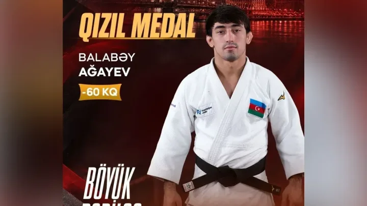 Balabəy Ağayev qızıl medal qazandı