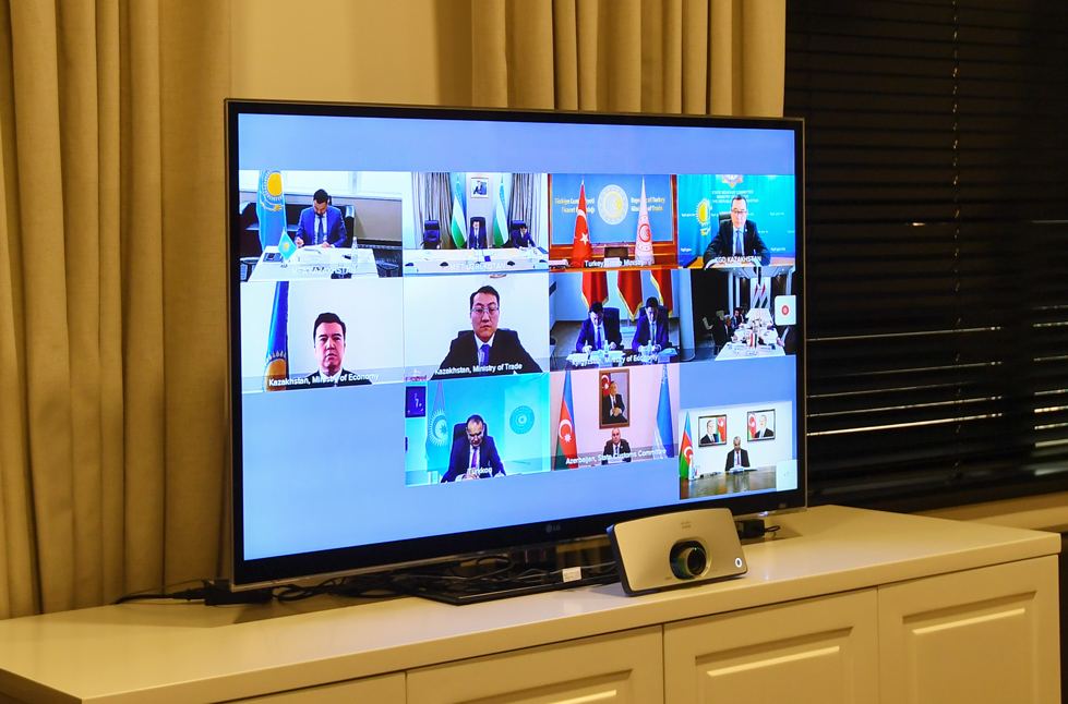 Türk Şurasının iqtisadiyyat nazirlərinin videokonfrans formatında görüşü keçirildi -