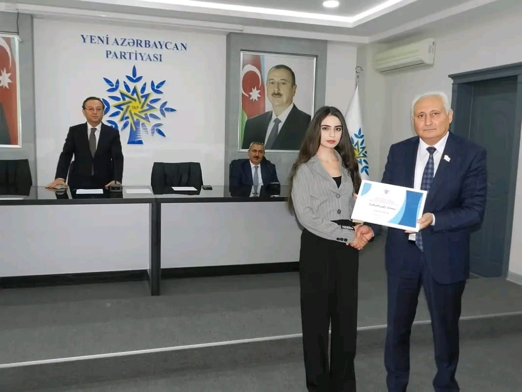 Ulu Öndərin dövlət gənclər siyasətini uğurla davam etdirən gəncimiz Səma Vahabzadə -