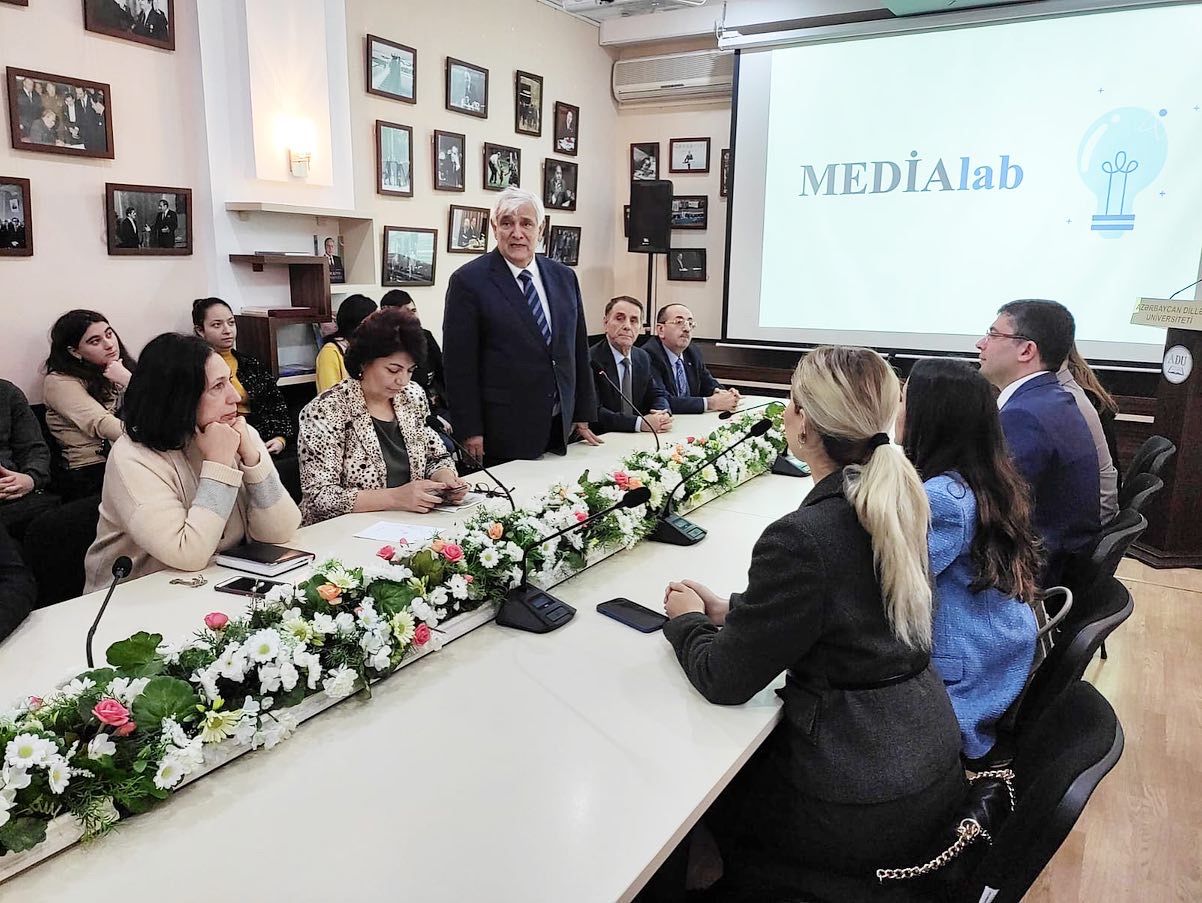 MEDİA Agentliyi ilə Azərbaycan Dillər Universiteti arasında görüş keçirilib - 