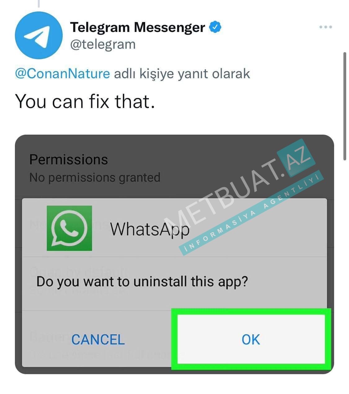 "Twitter" və "Telegram"dan problemə REAKSİYA: "Facebook" və "Instagram"ın işləməməsinə sevinirlər -