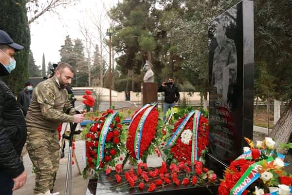 Göyçay Qarabağ qazisini böyük ruh yüksəkliyi ilə qarşıladı - 