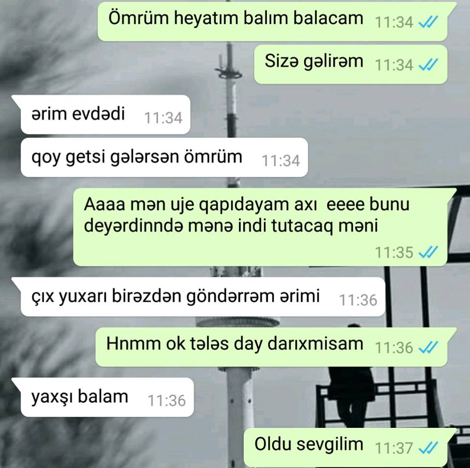 “Sizə gəlirəm sevgilim" 