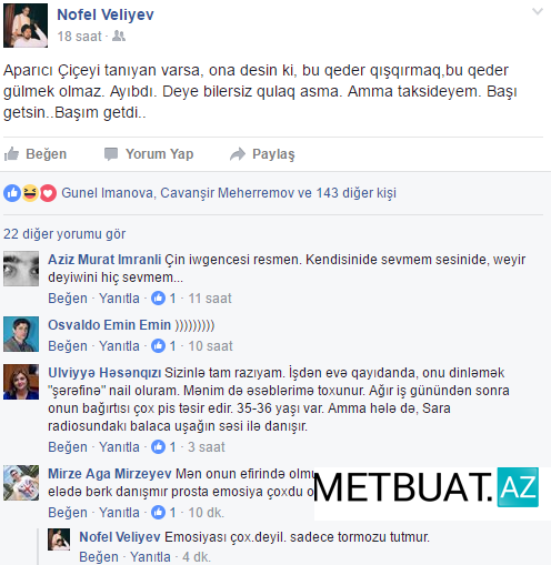 Əməkdar artist aparıcı Çiçəyi təhqir etdi