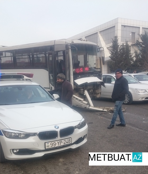 Bakıda dəhşətli avtobus qəzası 