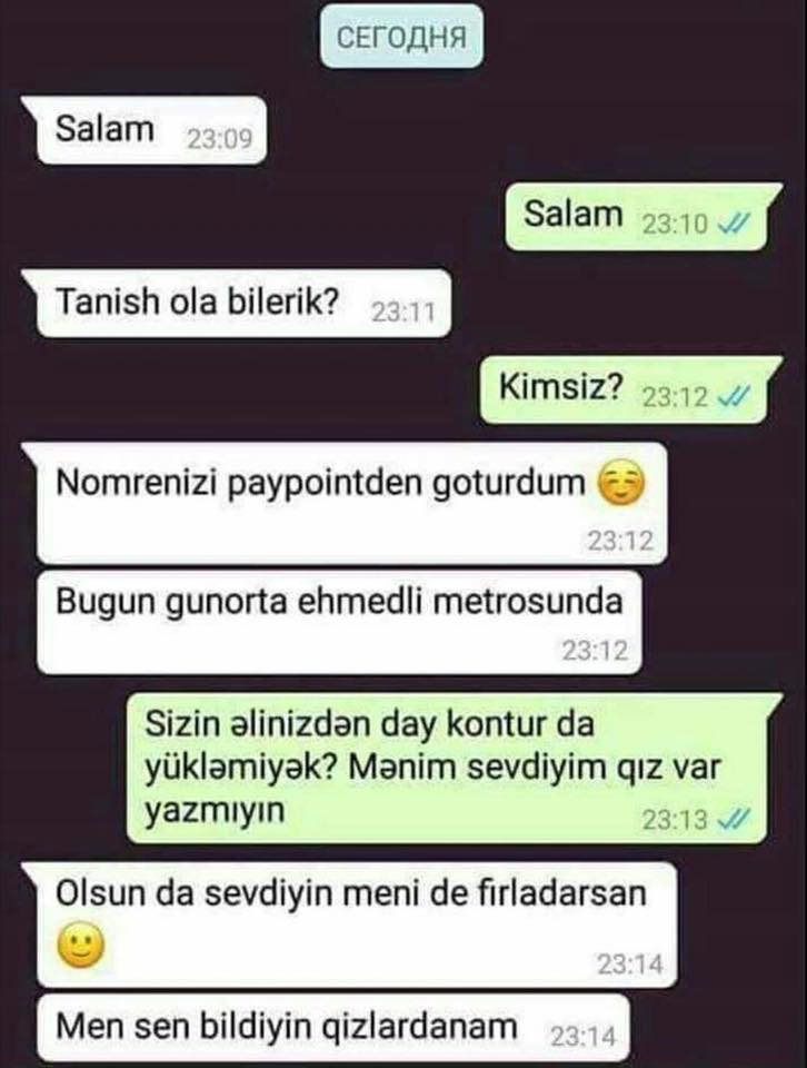 Bakıda qız oğlanla belə tanış olmaq istədi
