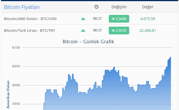 "Bitcoin" bahalaşdı