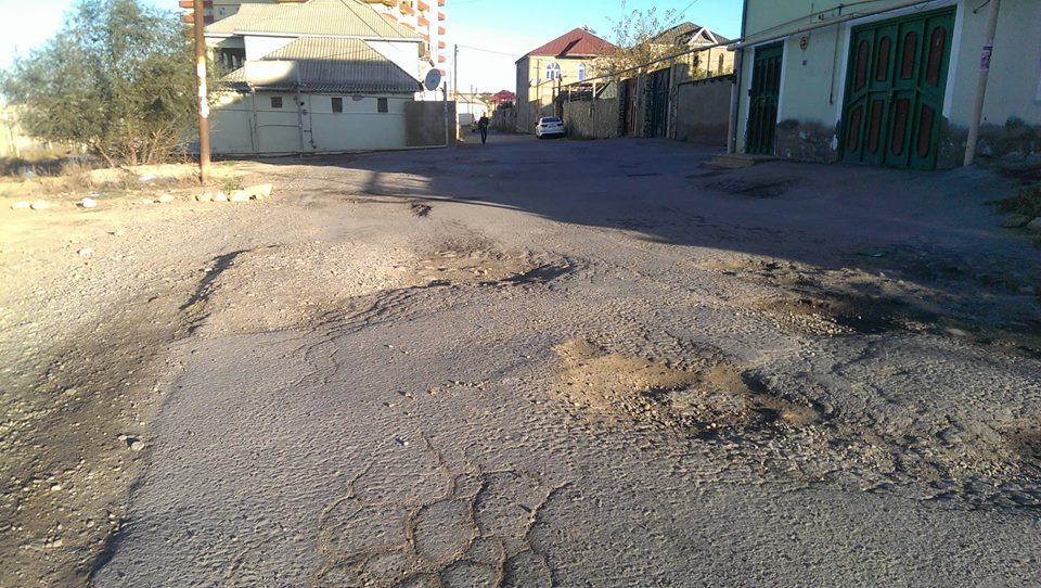 Yeni salınan yol 1 ildən sonra belə oldu