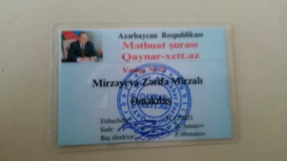 Mətbuat Şurasının adından SAXTAKARLIQ EDİLİB