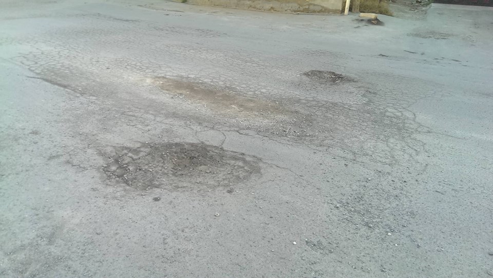 Yeni salınan yol 1 ildən sonra belə oldu