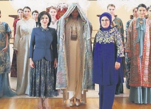 Prezident Ərdoğan Özbəkistanda ayaqda alqışlanıb