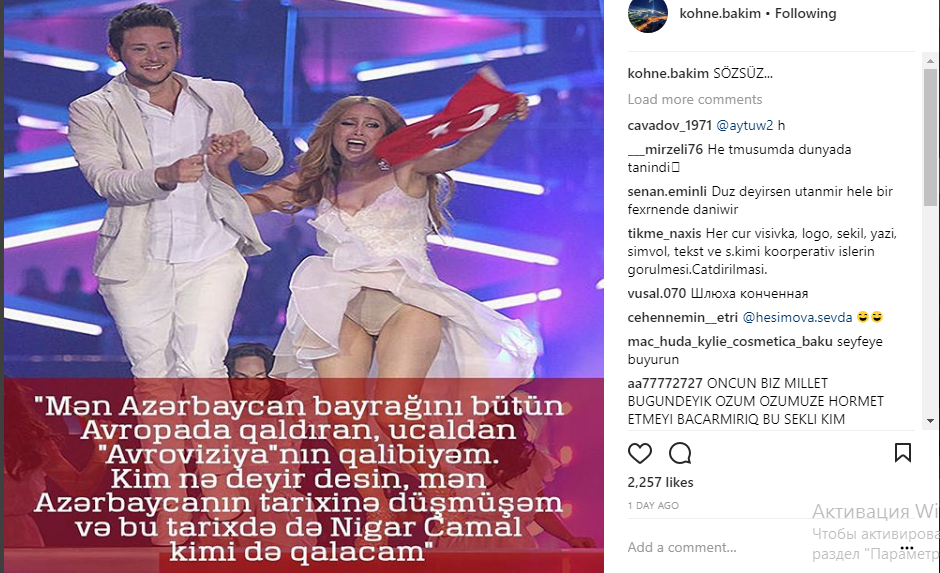 Nigar Camalın sözləri başına bəla oldu
