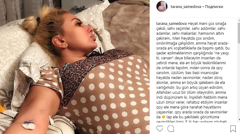 "Allahdan ucuz bir ölüm istəyirdim, amma..."