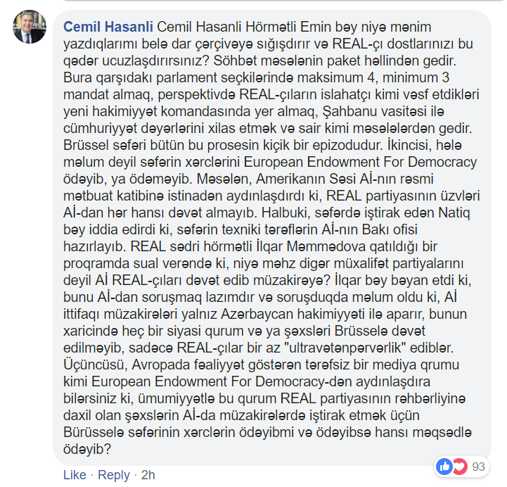 İlqar Məmmədov əsəbləşdi:"Ayıb deyilmi?"