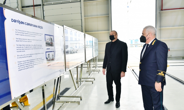 Prezident İlham Əliyev Gəncə şəhərində səfərdə olub