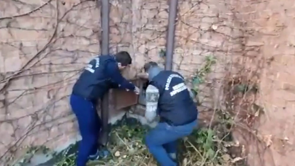 Muzeyin divarından görün nə çıxdı - 