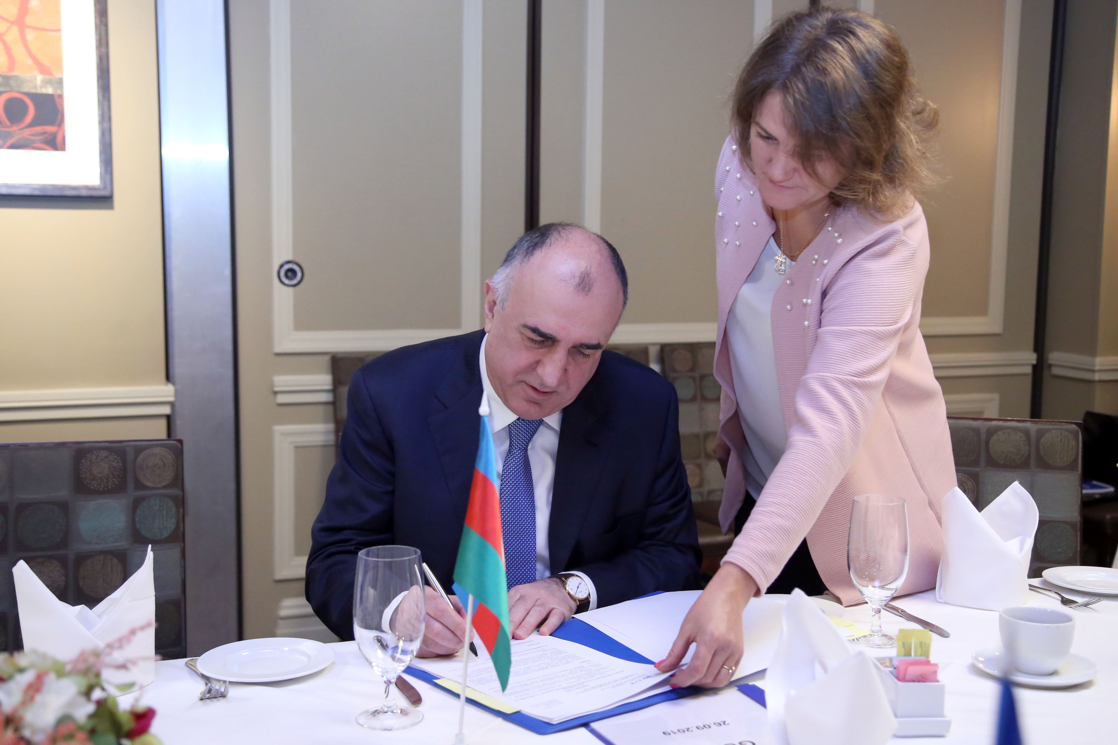 Elmar Məmmədyarov GUAM Xarici İşlər nazirlərinin 34-cü iclasında