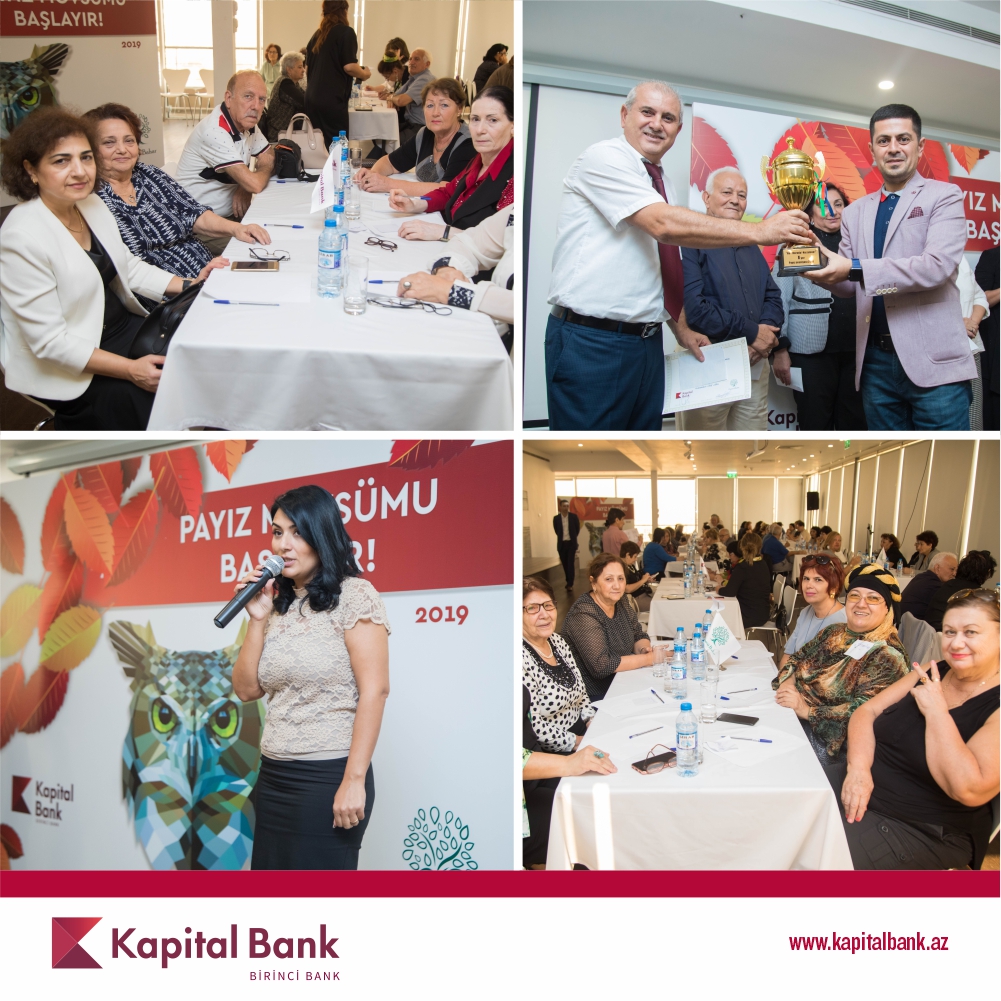 Kapital Bank təqaüdçülərin bilik yarışını 