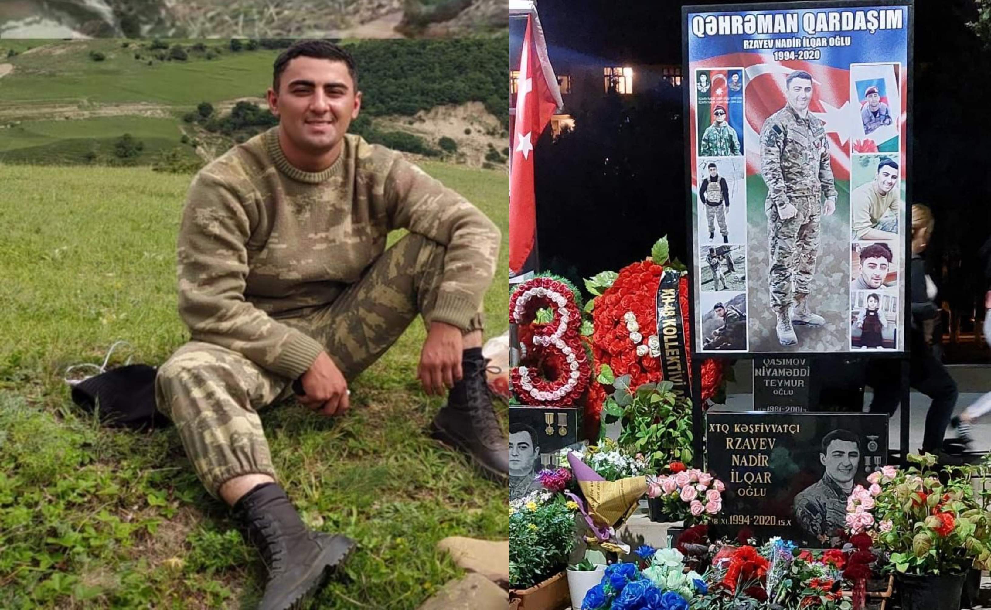 Sumqayıt şəhərində şəhid Nadir Rzayevin xatirəsi 