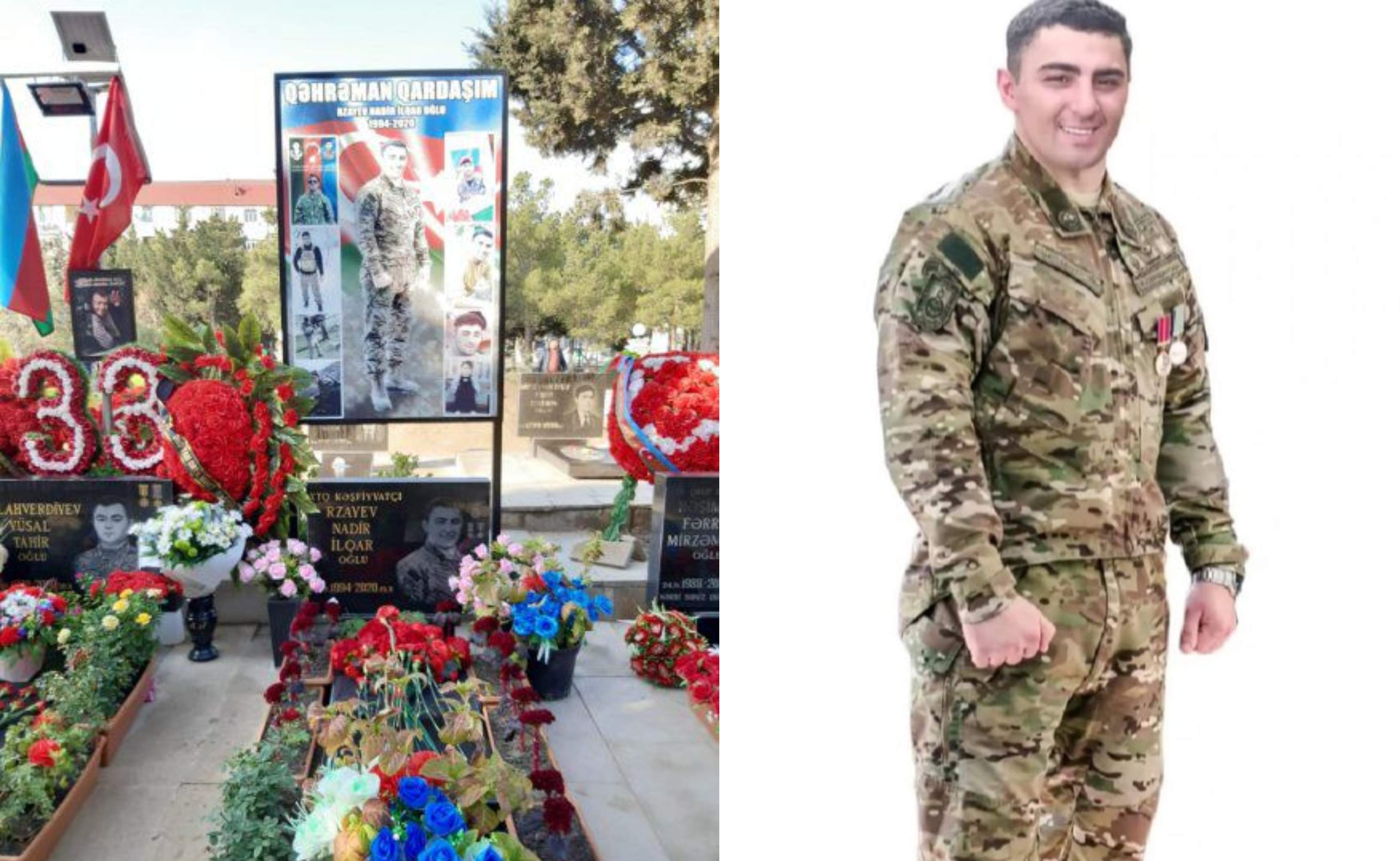 Sumqayıt şəhərində şəhid Nadir Rzayevin xatirəsi 