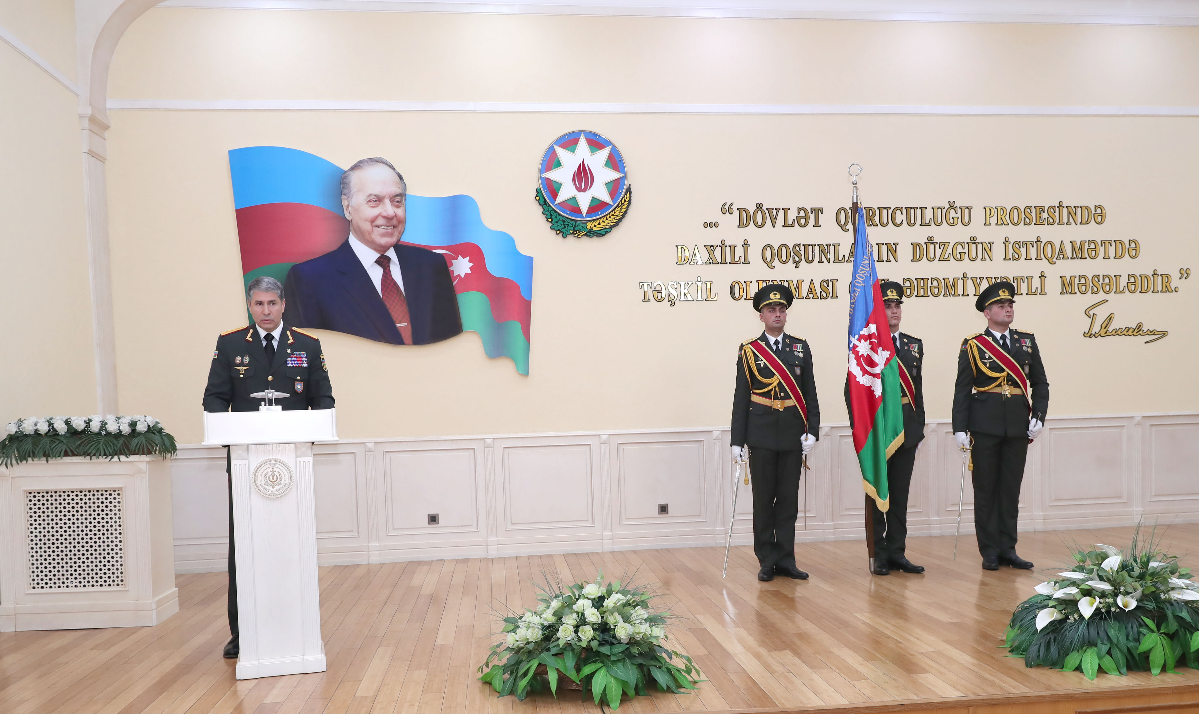 Azərbaycan Respublikası Daxili İşlər Nazirliyi Daxili Qoşunlarının yaranmasından 28 il ötür