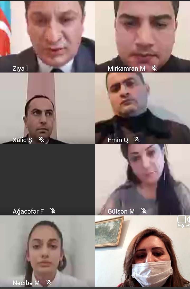 Lənkəran şəhərində erkən nikah mövzusunda keçirilən videokonfrans -