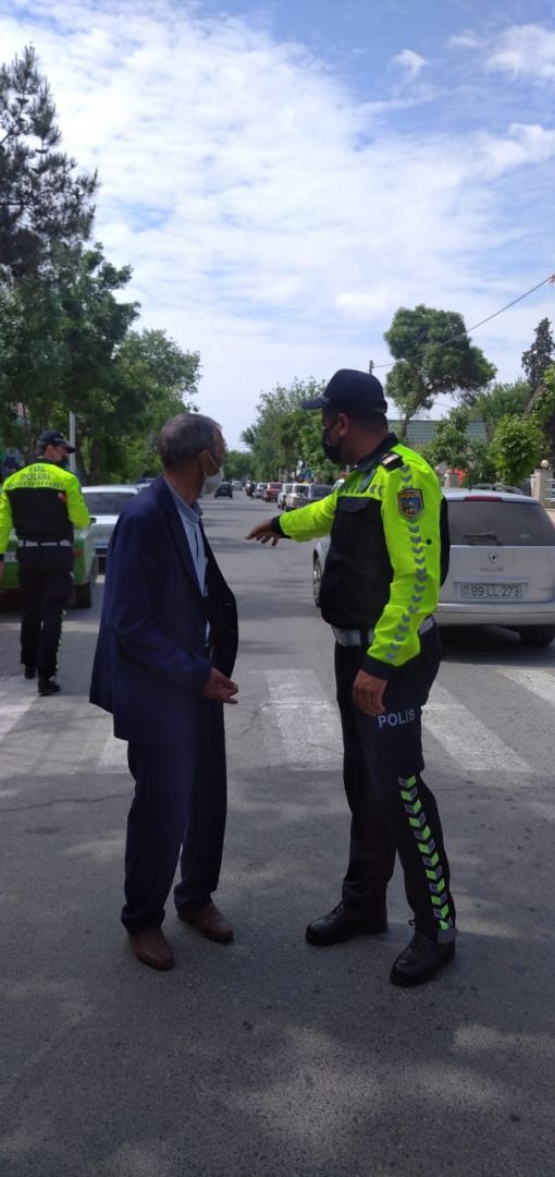 Bu rayonda yol polisi reyd