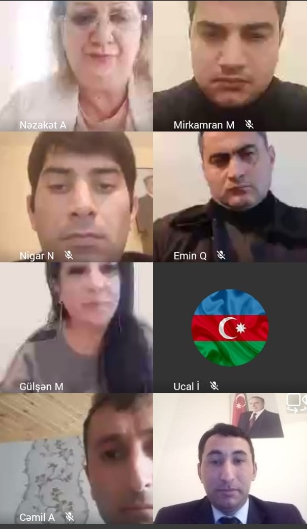 Lənkəran şəhərində erkən nikah mövzusunda keçirilən videokonfrans -