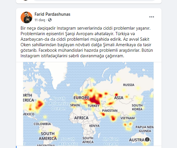 "Instagram"da nə baş verir? 