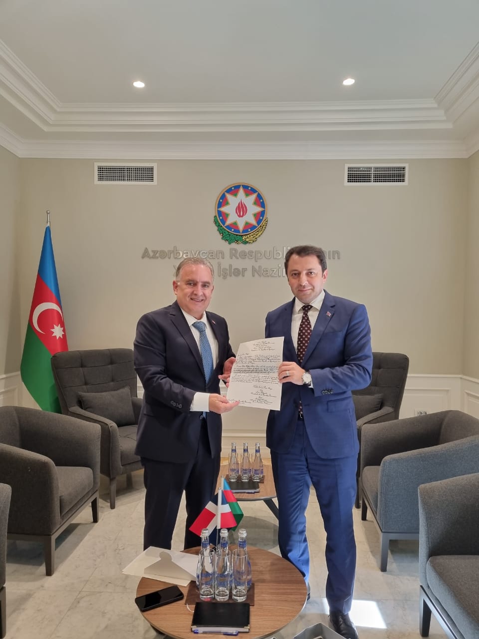 Dominikanın Azərbaycana təyin olunmuş səfiri ilə XİN-də görüş keçirilib