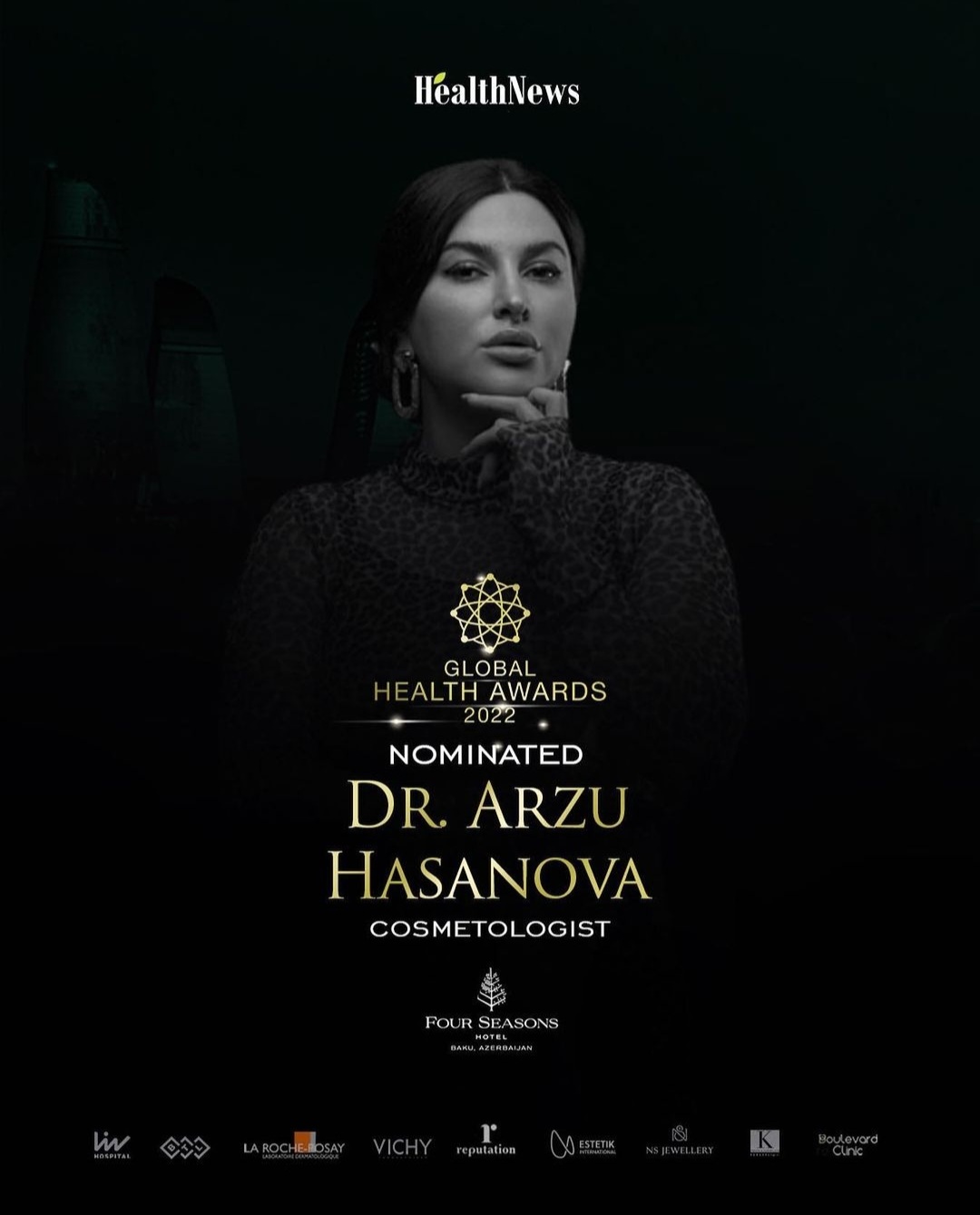 ​Peşəkar gözəllik mütəxəssisi Arzu Həsənova Global Health Awards layihəsində təltif olunub - 